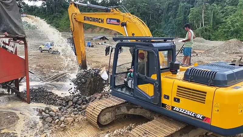 Excavadora de cadenas ZG220
